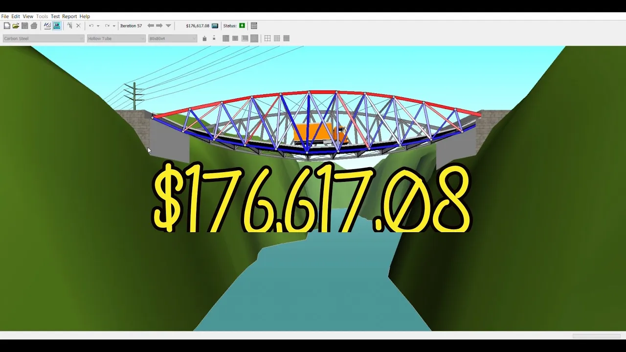 West Point Bridge Designer 2016 Cheap - $176.6K (Works in 2023! Max Height!)