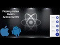 Floating Action Button with Animation react native Full Custom from scratch for IOS and Android
