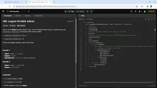 Leetcode - 368 Largest Divisible Subset Python Solution