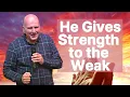 Lagu GOD GIVES YOU POWER WHEN YOU ARE WEAK. Preaching Pastor Mark Hemans Melbourne