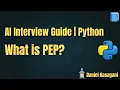 4 What is PEP in Python AI Interview Guide Python