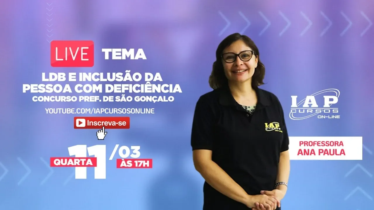LIVE: LDB PARA O CONCURSO DE PROF. SÃO GONÇALO.