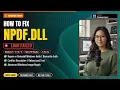Fix npdf dll Plugin Error
