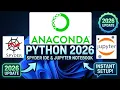How to install Anaconda on Windows 11 2026 Updated Python Spyder IDE Jupyter Notebook