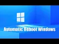 How to Schedule Auto Reboot Shutdown in Windows EASY