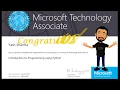 Python Microsoft Technology Associate Certification - Hackveda
