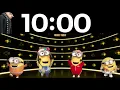 10 Minute Minions Dancing Universal s Despicable Me Gru Countdown Timer with music