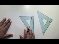 Year 9 PYP Use of the Set Squares to create parallel and perpendicular lines