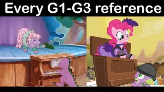 every g1 g3 reference in mlp g4 my little pony compilation 