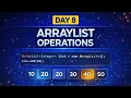 ArrayList Operations in Java DSA Day 8
