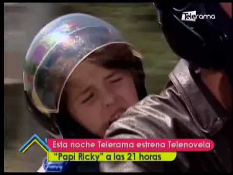 Esta noche Telerama estrena Telenovela Papi Ricky a las 21 horas