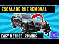 2015-2020 Cadillac Escalade CUE Removal DIY Screen Replacement Easy Method 20 Mins