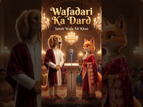 Bazm-e-Sukhan: Kuttay Ki Wafa! 💔🐕 #animals #shayari #funny #shorts #dog #video