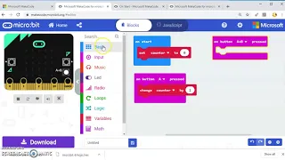 Variables with the micro bit