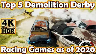 Download Top 5 Demolition Derby Racing Games as of 2020 in 4K HDR at Max Settings! MP3