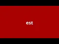 what is the meaning of est