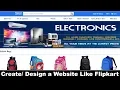 12 How to Create Design a website like Flipkart how to create website with html and css