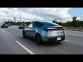 Download Lagu World's First Autonomous Delivery of a Car | Tesla