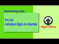 WK6 - 48 Algorithm Print individual digits of number from R to L