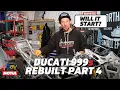 Download Lagu WRECKED \u0026 WRITTEN OFF DUCATI 999s REBUILT PART 4 | WILL IT START?