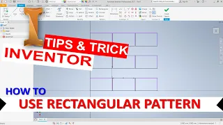 Inventor How To Use Rectangular Pattern Sketch