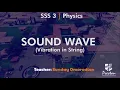 Sound Wave Vibration in String - SSS3 Physics