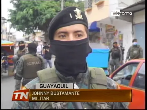Militares realizan operativos en diferentes puntos de la ciudad