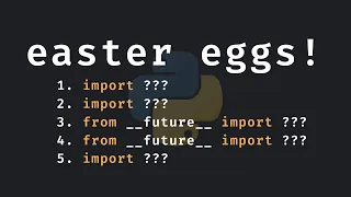 5 Fun Python Easter Eggs