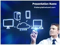 Cloud Computing Concept PowerPoint Template thetemplatewizard com