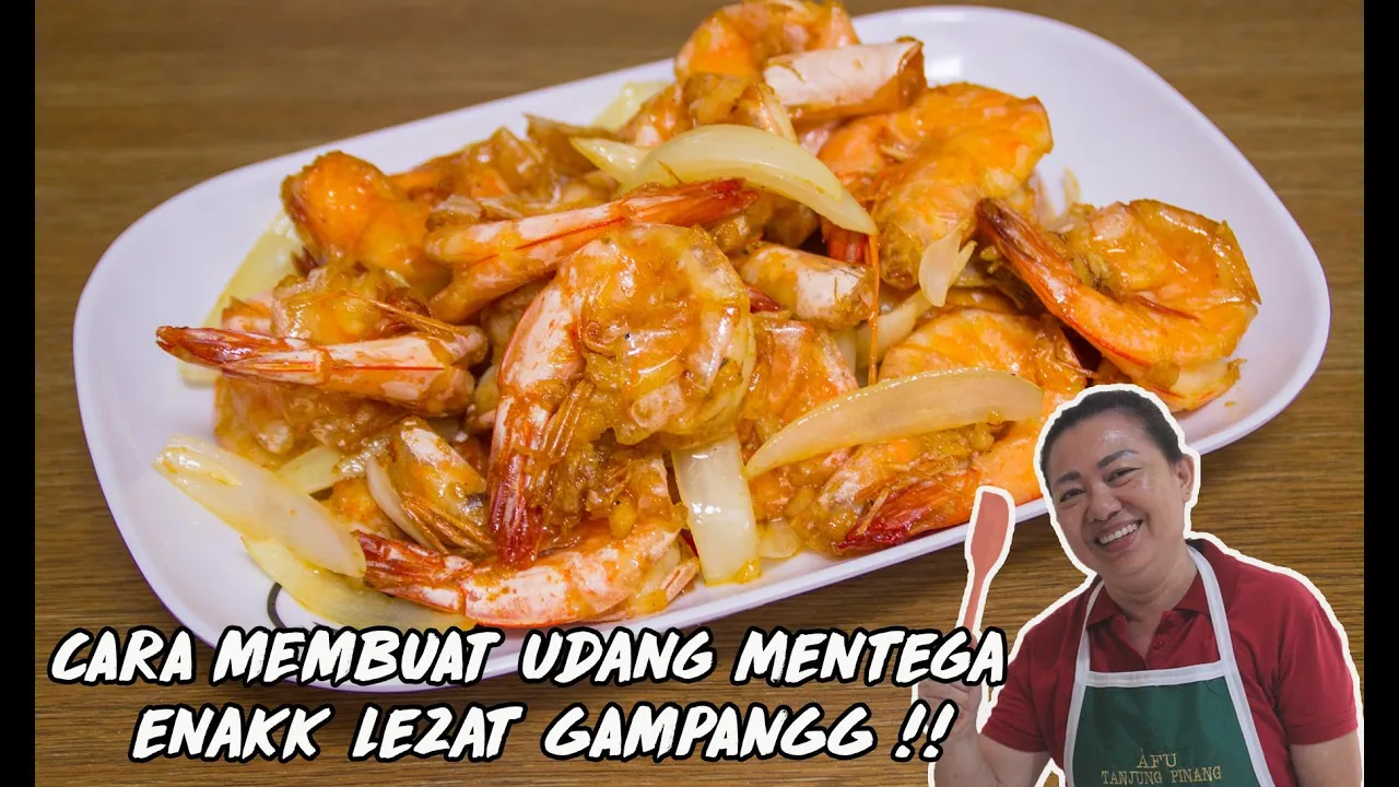 Cara Membuat Udang Goreng Mentega. 