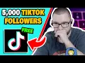 Free TikTok Followers 2025 - How to get 5 000 TikTok Followers for FREE FAST