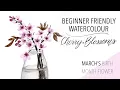 Paint March s Birth Month Flower - Cherry Blossoms