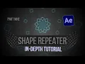 Shape Layer Animation After Effects Shape Repeater - Anchor Point Part 9