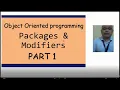 Part 1 ACCESSING MODIFIERS WITH PACKAGES in OOP Java Lecture