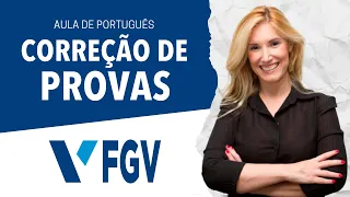 Aula de Português para a banca FGV | perfil da banca | correção de provas -   Prof.ᵃ Flávia Rita.