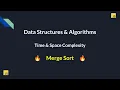 23 Master DSA in JavaScript Time and Space Complexity - Merge Sort