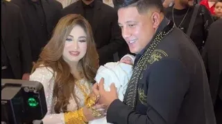 دهب وسيارة مكشوفة وقاعة أفراح أبرز لقطات سبوع تاج ابنة حمو بيكا 