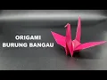 Download Lagu ORIGAMI BIRD CRANE | Cara Membuat Burung Bangau dari Kertas Origami | Tutorial Origami