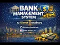 BANK MANAGEMENT SYSTEM CS50 PYTHON FINAL PROJECT HARVARD UNIVERSITY