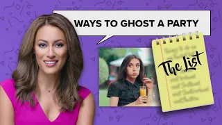 The List Ways to ghost a party