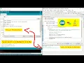 Sending Message From ESP8266 to Java and Java to ESP8266 Socket Connection