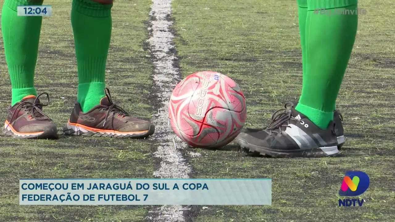 Começou em Jaraguá do Sul a Copa Federação de Futebol 7