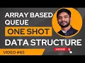 Queue Using Array in C FULL Program Enqueue Dequeue Peek Display One Shot