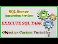 SSIS - Read Object Type Variables in Execute SQL Task
