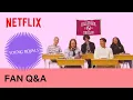 Fan Q A with the cast of Young Royals