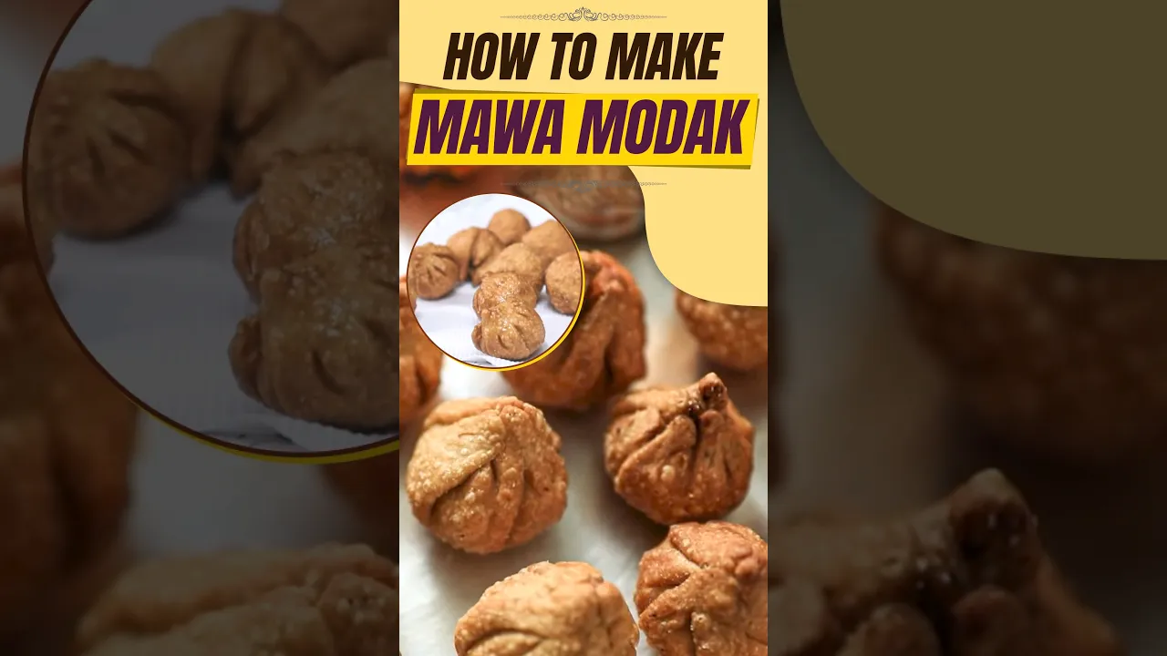 Fried Mawa #Modak  #ganpati #special #fried #mawa #modakrecipe #sweet #sweetrecipe @rajshrifood