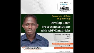 Develop batch processing solutions with ADF Databricks