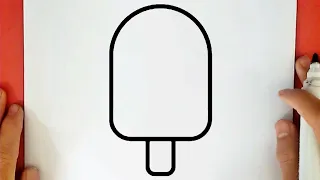 كيفية رسم ايس كريم كيوت سهل خطوة بخطوة رسم سهل تعليم الرسم للمبتدئين 