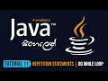 Java Sinhala Tutorial 11 - Repetition Statements Do While Loop TechStreet