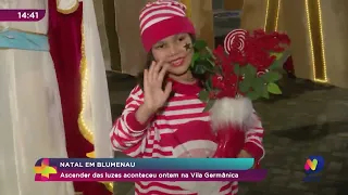 Acender das luzes aconteceu na Vila Germânica em Blumenau — noite de magia e encanto!